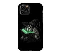 Custodia per iPhone 11 Pro Cavalier King Charles Spaniel Halloween Dog Lover Strega