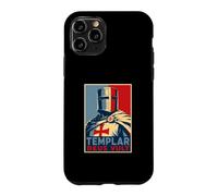 Custodia per iPhone 11 Pro Cavaliere del Santo Crociato Armatura TEMPLAR DEUS VULT