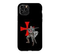 Custodia per iPhone 11 Pro Cavalieri crociati medievali e cavaliere