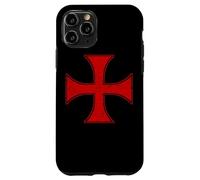 Custodia per iPhone 11 Pro CAVALIERI TEMPLARI CROCE PATTEE CRUSADER ORDINE DELLA CROCE ROSSA