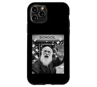 Custodia per iPhone 11 Pro Charles Darwin Ultimo Giorno Di Scuola Summer Break Divertente Selfie