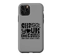 Custodia per iPhone 11 Pro Chase Your Dreams, white/black