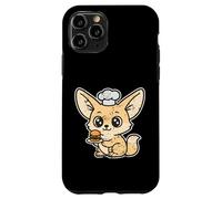 Custodia per iPhone 11 Pro Chef Fennec Mini Hamburger Kawaii