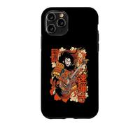 Custodia per iPhone 11 Pro Chitarrista Samurai Chitarra Elettrica Heavy Metal Music