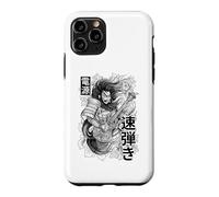 Custodia per iPhone 11 Pro Chitarrista Samurai Chitarra Elettrica Heavy Metal Music