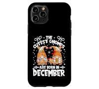 Custodia per iPhone 11 Pro Christmas Gingerbread Birthday Gnomes Xmas Born In December