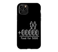 Custodia per iPhone 11 Pro Cibo Per 5000 Bibbia Cristiana 2 Pesce 5 Pagnotte Di Pane
