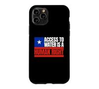 Custodia per iPhone 11 Pro Cile, L'accesso all'acqua è un diritto umano, bandiera del Cile