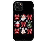 Custodia per iPhone 11 Pro Cioccolata calda con fiocchi di Babbo Natale