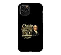 Custodia per iPhone 11 Pro Citazione del dovere legislativo di James Madison Charity