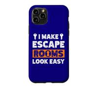 Custodia per iPhone 11 Pro Citazione Exit Room I Make Escape Rooms Look Easy Group Game
