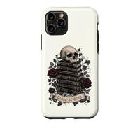 Custodia per iPhone 11 Pro i 2030 Teschio Letteratura Classica Romanzi Amante dei Libri