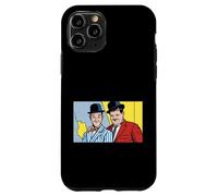 Custodia per iPhone 11 Pro Classico Comico Duo Pop Art Retro Bombetta Cappello Illustrazione