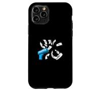 Custodia per iPhone 11 Pro Colore blu Hustling 'till It Rains Blue Graphic
