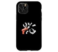 Custodia per iPhone 11 Pro Colore corallo Hustling 'till It Rains Coral Graphic