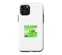 Custodia per iPhone 11 Pro Colore verde Go Ahead, Judge Me Green Graphic