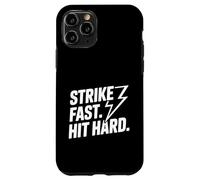 Custodia per iPhone 11 Pro Colpisci velocemente, colpisci un fulmine forte