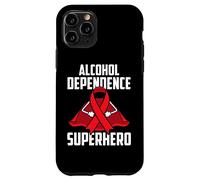 Custodia per iPhone 11 Pro Combattente guerriero sopravvissuto supereroe dipendenza da alcol