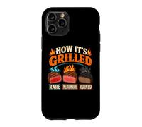 Custodia per iPhone 11 Pro Come è grigliato BBQ Cookout Grill Master Humor