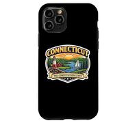 Custodia per iPhone 11 Pro Connecticut Il viaggiatore dei visitatori del souvenir dello stato della costituzione