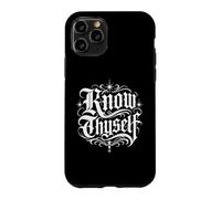 Custodia per iPhone 11 Pro Conosci Tatuaggio Gotico Tipografia Grafica