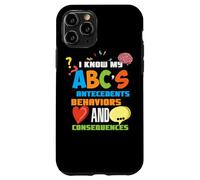 Custodia per iPhone 11 Pro Conosco l'analista ABA dell'analisi del comportamento applicata della mia ABC