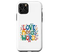 Custodia per iPhone 11 Pro Consapevolezza dell'autismo L'amore non ha bisogno di parole Puzzle