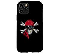 Custodia per iPhone 11 Pro CONTRABAND - Pirate - Red Bandana - Skull & Bones Logo