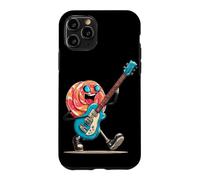 Custodia per iPhone 11 Pro Cool Lollipop Candy con occhiali da sole e Rock Guitar Costume