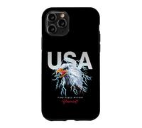 Custodia per iPhone 11 Pro Cool USA Eagle With wild Quotes Illustration Graphic Designs
