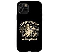 Custodia per iPhone 11 Pro Corgi “I've Got Friends in Low Places” Cute Dog