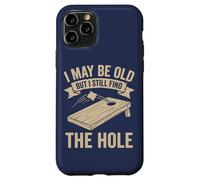 Custodia per iPhone 11 Pro Cornhole Dad Funny Posso essere vecchio ma trovo ancora il buco