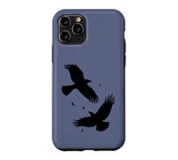 Custodia per iPhone 11 Pro Corvo Famiglia Wind-Borne Tranquillo