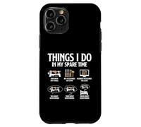 Custodia per iPhone 11 Pro Cose che faccio nel mio tempo libero - Tornio per la lavorazione del legno Tornitura del legno