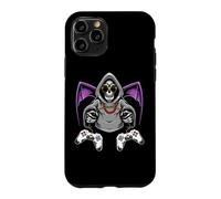 Custodia per iPhone 11 Pro Costume da scheletro da giocatore di Halloween