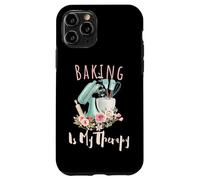 Custodia per iPhone 11 Pro Cottura è la mia terapia Cucina Bake Lover Cooking Baker Citazione