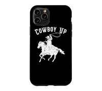 Custodia per iPhone 11 Pro Cowboy Up Design per i fan dei Rodeo e gli amanti del western