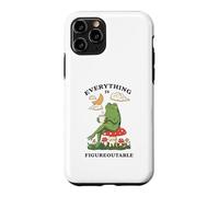Custodia per iPhone 11 Pro Cozy Cottagecore Coffee Frog Art