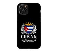 Custodia per iPhone 11 Pro Cuban Princess Cuba Flag Proud Cuban Girl