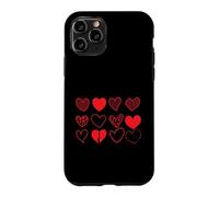 Custodia per iPhone 11 Pro Cuori Set Dodici Variazioni