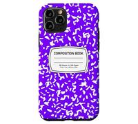 Custodia per iPhone 11 Pro Custodia per notebook con design viola