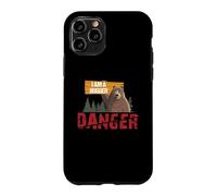 Custodia per iPhone 11 Pro Cute Bear Gifts - Danger I Am A Hugger - Bears Hug Gift