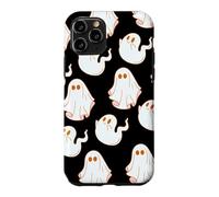 Custodia per iPhone 11 Pro Cute Spooky Ghost Pastel Goth Retro Groovy Halloween Black