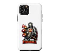 Custodia per iPhone 11 Pro Cyber Sentinel Knight protegge il tuo regno digitale