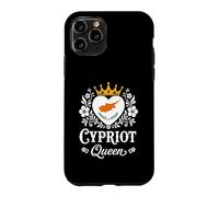 Custodia per iPhone 11 Pro Cypriot Queen Cyprus Flag Proud Cypriot Woman