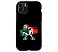 Custodia per iPhone 11 Pro Dabbing Mexico Soccer Ball Mexican Flag Football