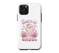 Custodia per iPhone 11 Pro Daddy's Lil' Ghoul Funny Pastel Pink Ghost Halloween Graphic