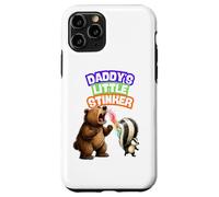 Custodia per iPhone 11 Pro Daddys Little Stinker Bear Skunk Puzza campeggio nei boschi