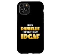 Custodia per iPhone 11 Pro Danielle Costume IDGAF Meme Funny Halloween For Dani