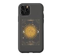 Custodia per iPhone 11 Pro Dark Academia Estetica Tarocchi Estetici Sole e Luna Nuvole